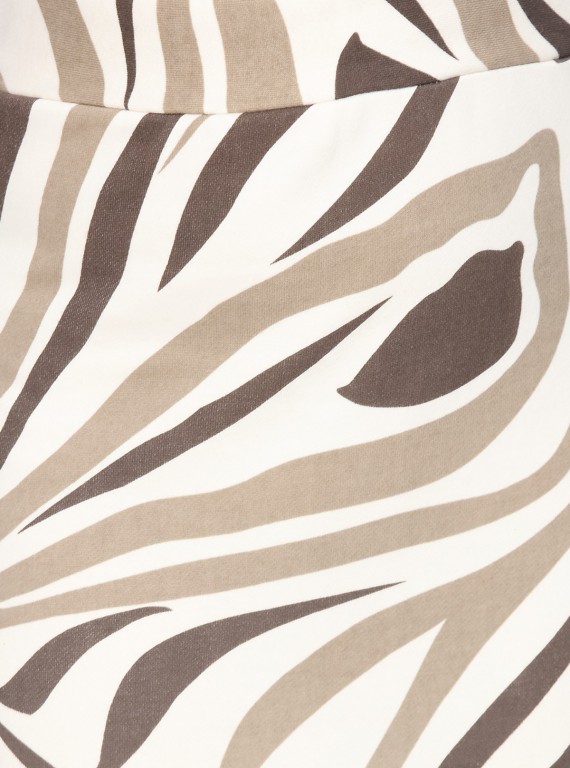 Zebra Print Skirt