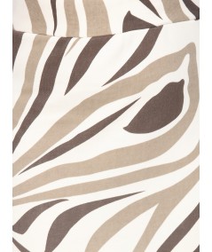 Zebra Print Skirt