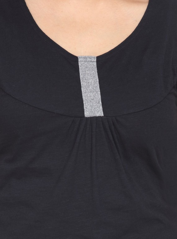 Sleeveless Black Top