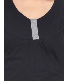 Sleeveless Black Top