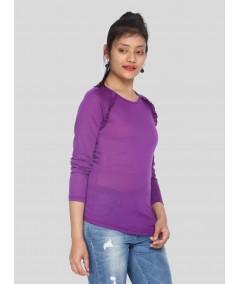Fruitta Violet Viscose Top
