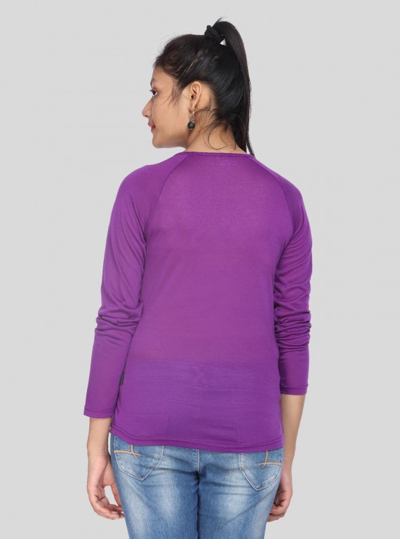 Fruitta Violet Viscose Top