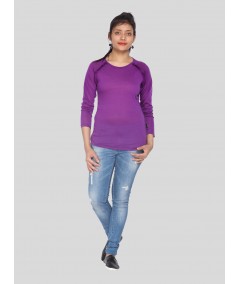 Fruitta Violet Viscose Top