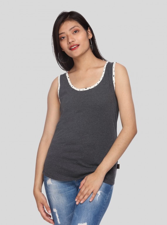 Women’s Dark Melange Tank Top – Boer and Fitch