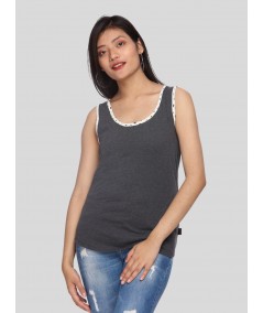 Women’s Dark Melange Tank Top – Boer and Fitch