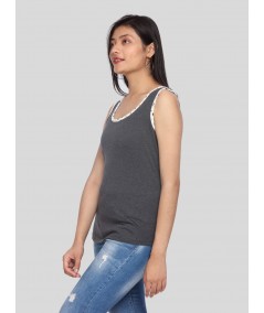 Spotted Melange Tank Top