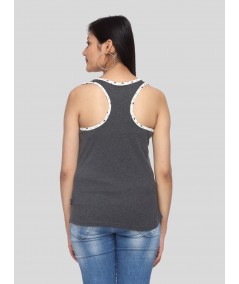 Spotted Melange Tank Top