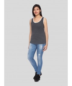 Spotted Melange Tank Top