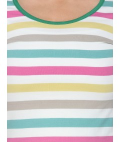 Green Waist Rib Top