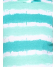 Green Tir & Dye Roll on Neck Top