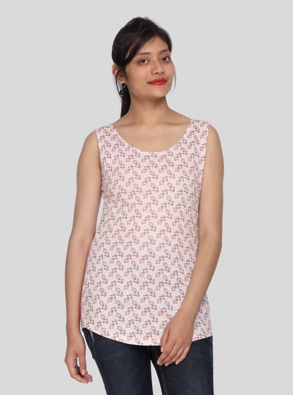 Women’s Pink Graphic Print Top – Boer and Fitch
