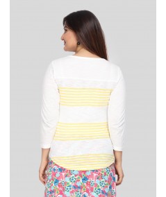 Lemon Stripe Womens Top