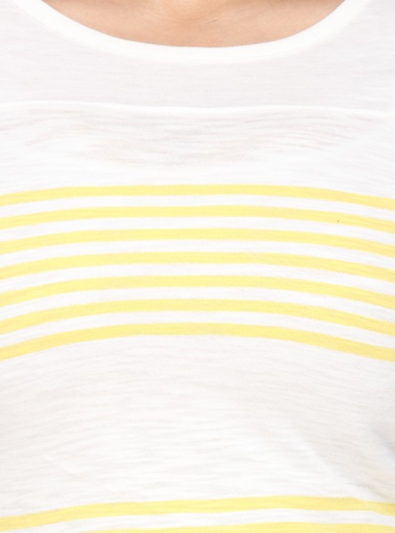 Lemon Stripe Womens Top