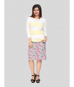 Lemon Stripe Womens Top