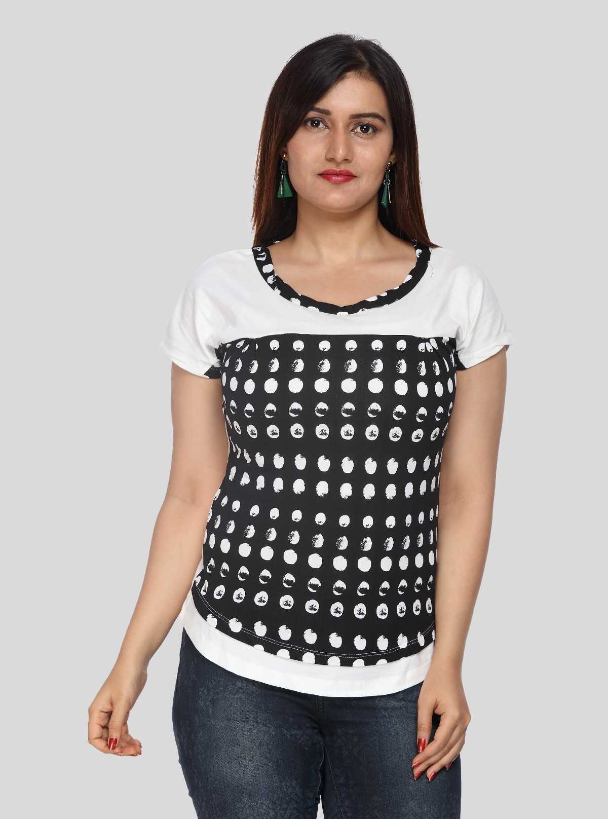 Women's Polka Printed Top – Timeless Dots & Effortless Charm by Boer & Fitch