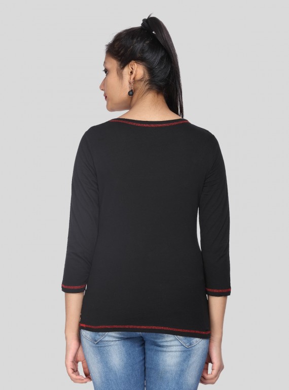 Womens Animal Foot Printed Top