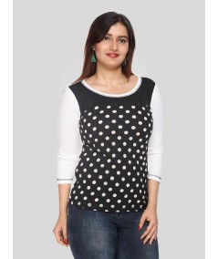 Dotted Cut & Sew Top