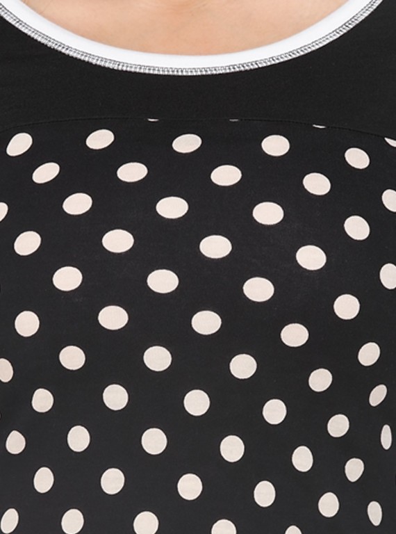 Dotted Cut & Sew Top
