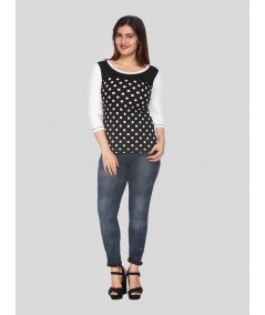 Dotted Cut & Sew Top