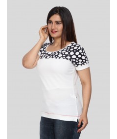 Ink Spread Cut & Sew Womens Top