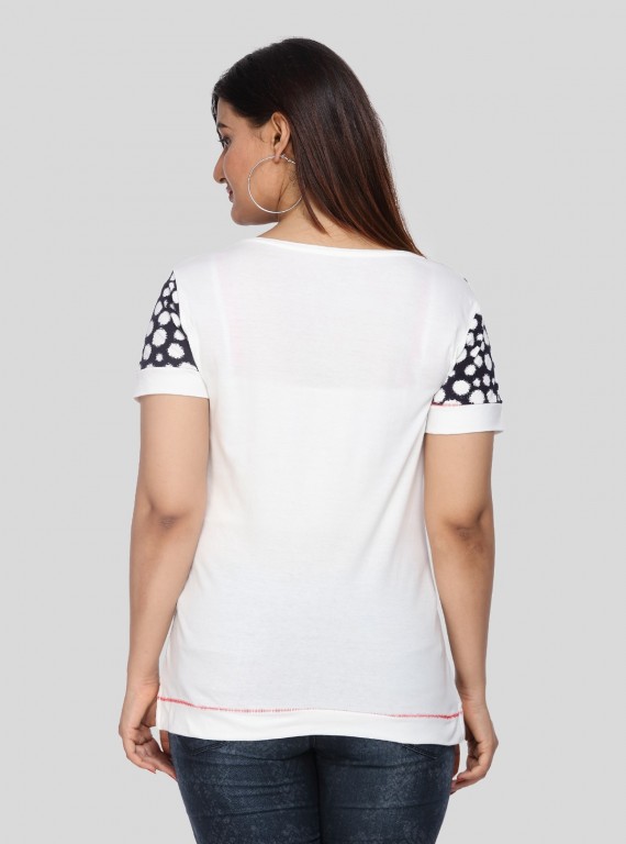 Ink Spread Cut & Sew Womens Top