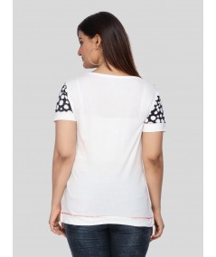 Ink Spread Cut & Sew Womens Top