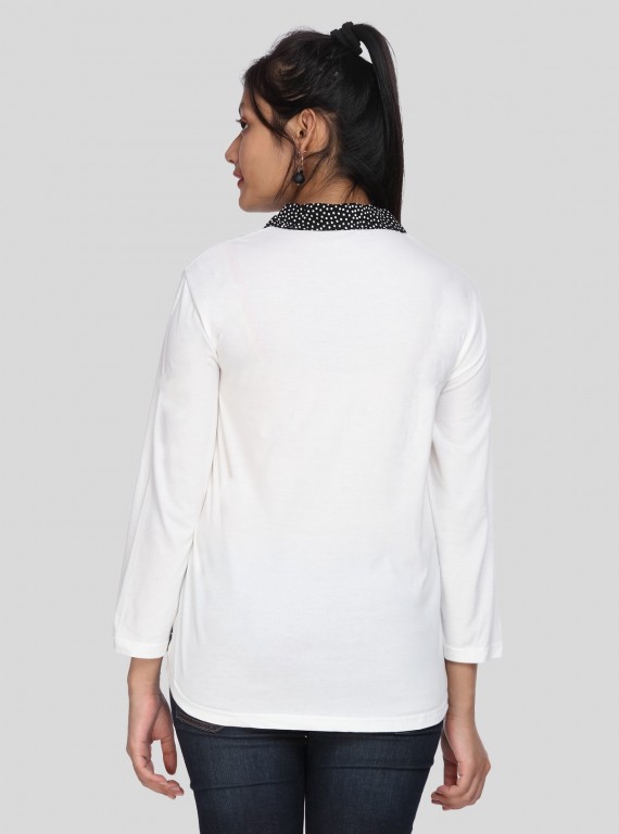 Dot Spreaded Womens Top