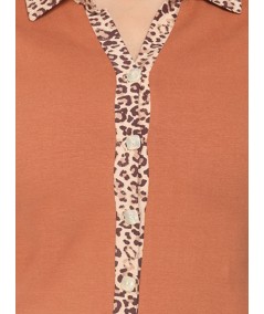 Brown Spreaded Womens Top