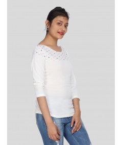 Multi DOT Printed Womens Top