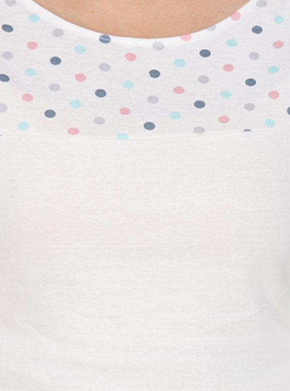 Multi DOT Printed Womens Top