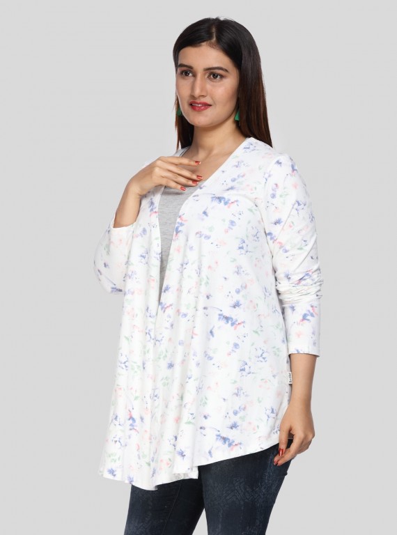 Ink Spread Print Shrug