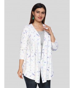 Ink Spread Print Shrug