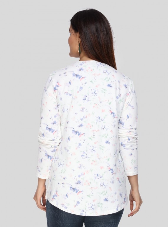 Ink Spread Print Shrug