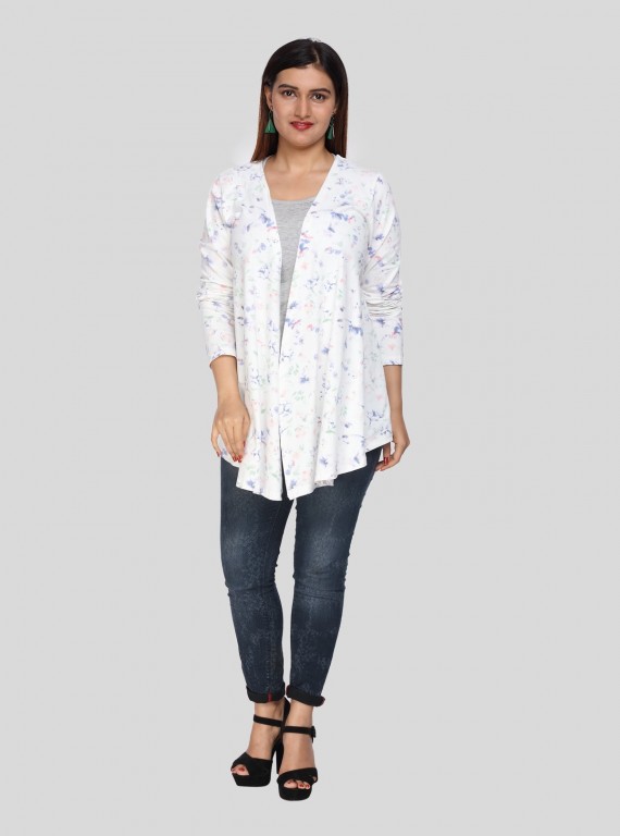 Ink Spread Print Shrug