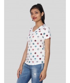 Festive Print Women TShirt