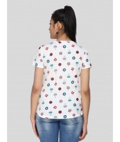 Festive Print Women TShirt