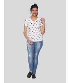 Festive Print Women TShirt