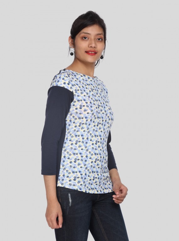 Graphic Printed Womens Top