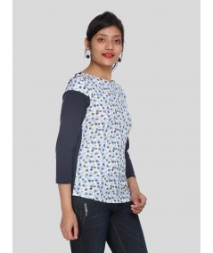 Graphic Printed Womens Top