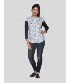 Graphic Printed Womens Top