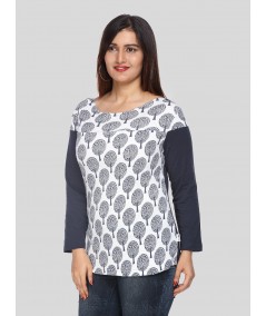 Tree Printed Womens Top