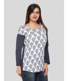 Tree Printed Womens Top