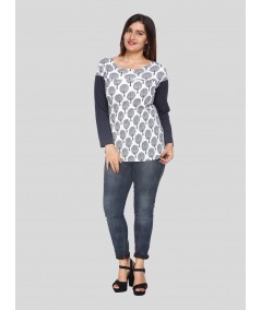 Tree Printed Womens Top