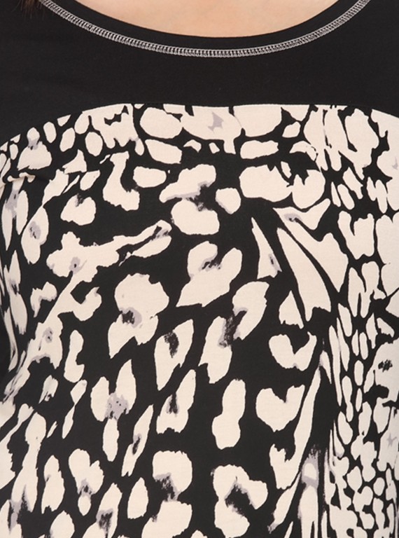 Beidge Print Womens Top
