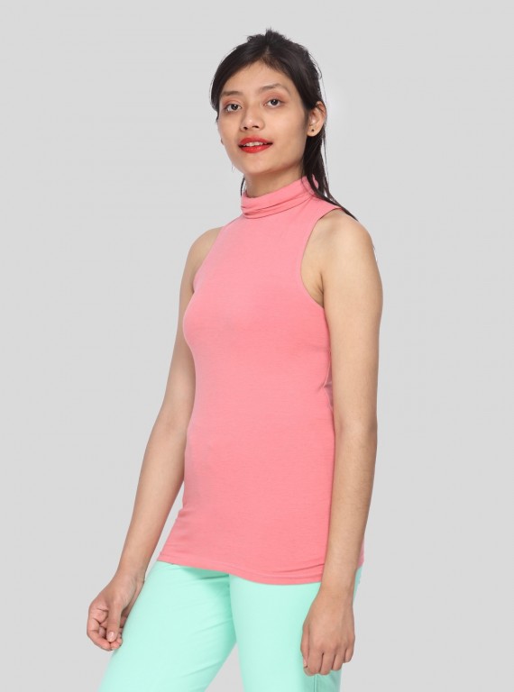 Pink Turtle Neck top