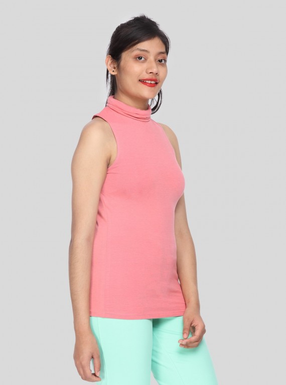 Pink Turtle Neck top