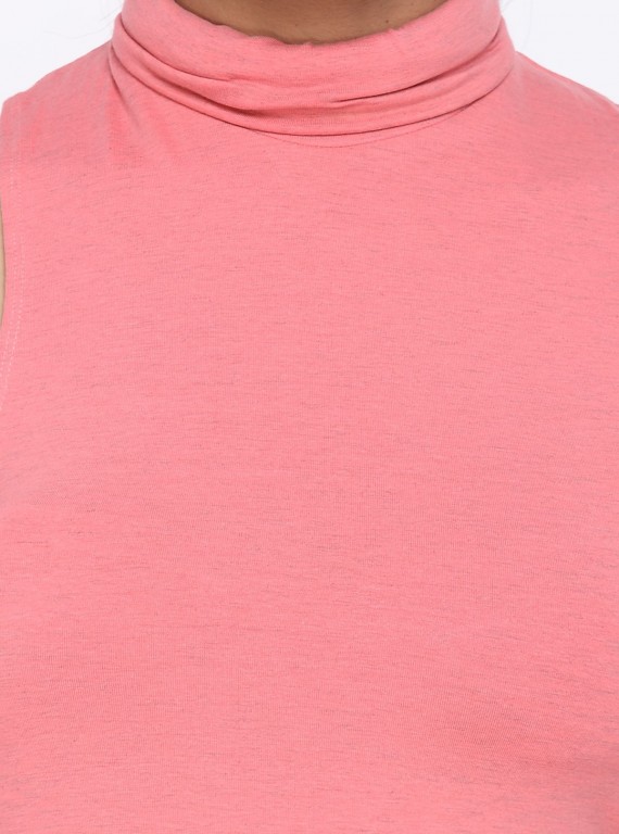 Pink Turtle Neck top