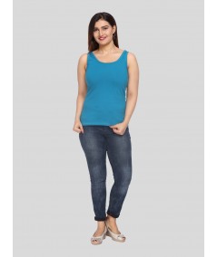 Blue Sleeveless top