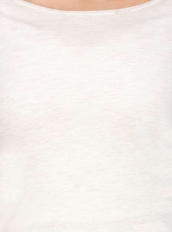 Ecru Melange Top