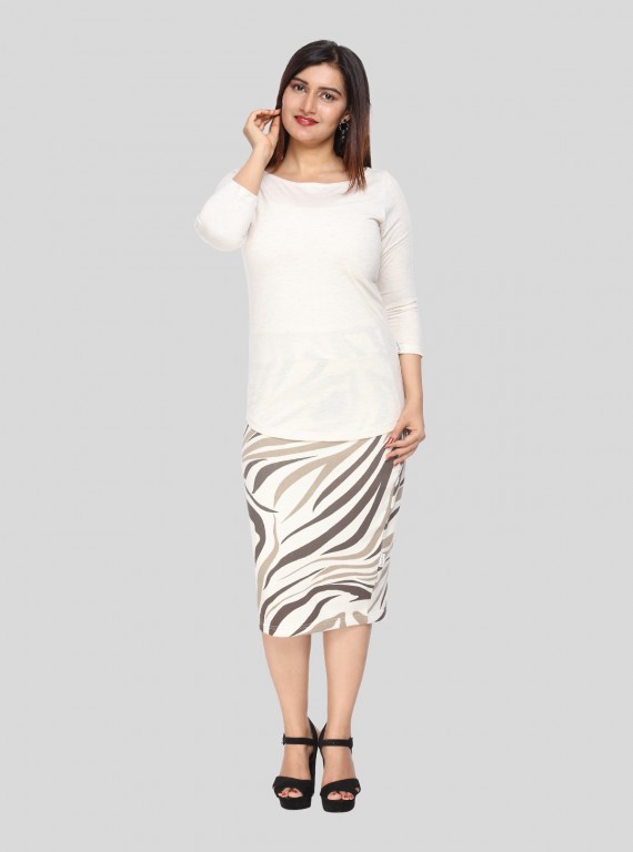 Ecru Melange Top